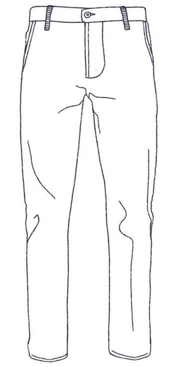 trousers drawing